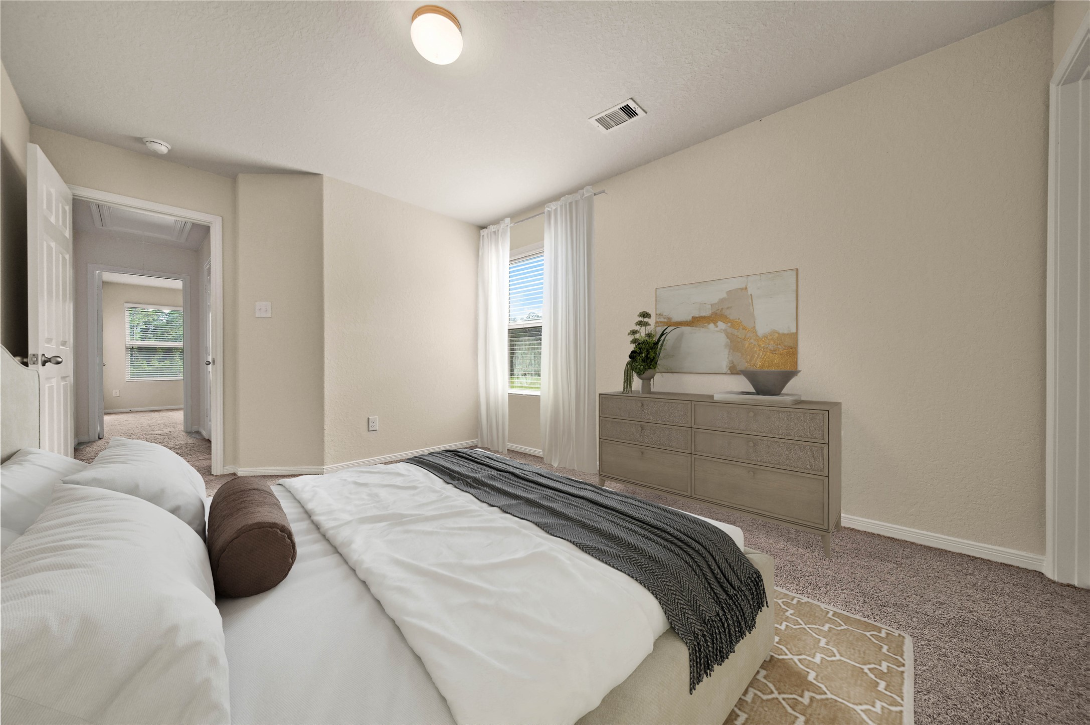 2672 Magnolia Fair Way Spring, TX 77386 - Photo 21 of 49 The secondary bedrooms are spacious and bright with generous closet space.