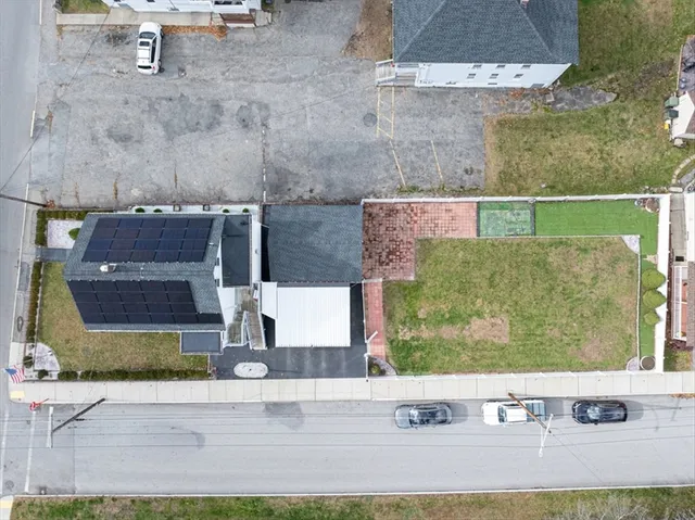 front view of a small yard