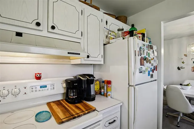 a bedroom with a bed and a closet