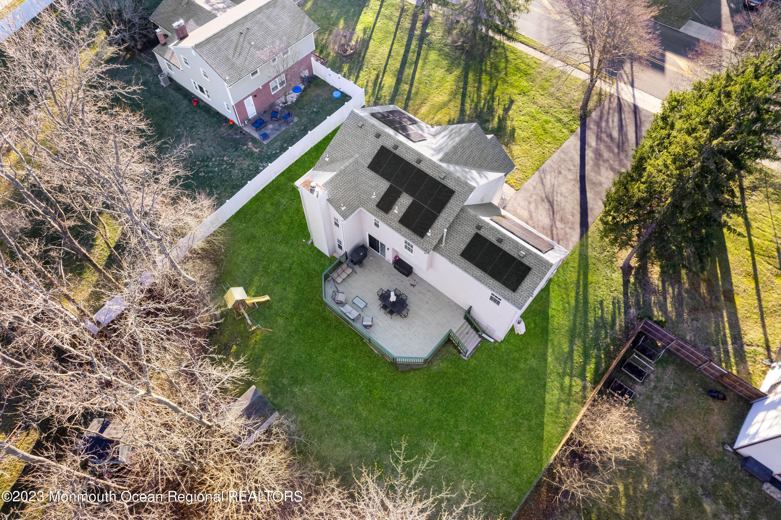 33 Morganville Road Matawan, NJ 07747 - Photo 39 of 41 a aerial view of a house with a yard