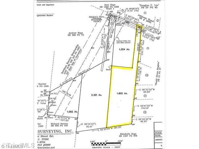 620 Johnson Road High Point, NC 27265 - Photo 2 of 2 Plat Map.