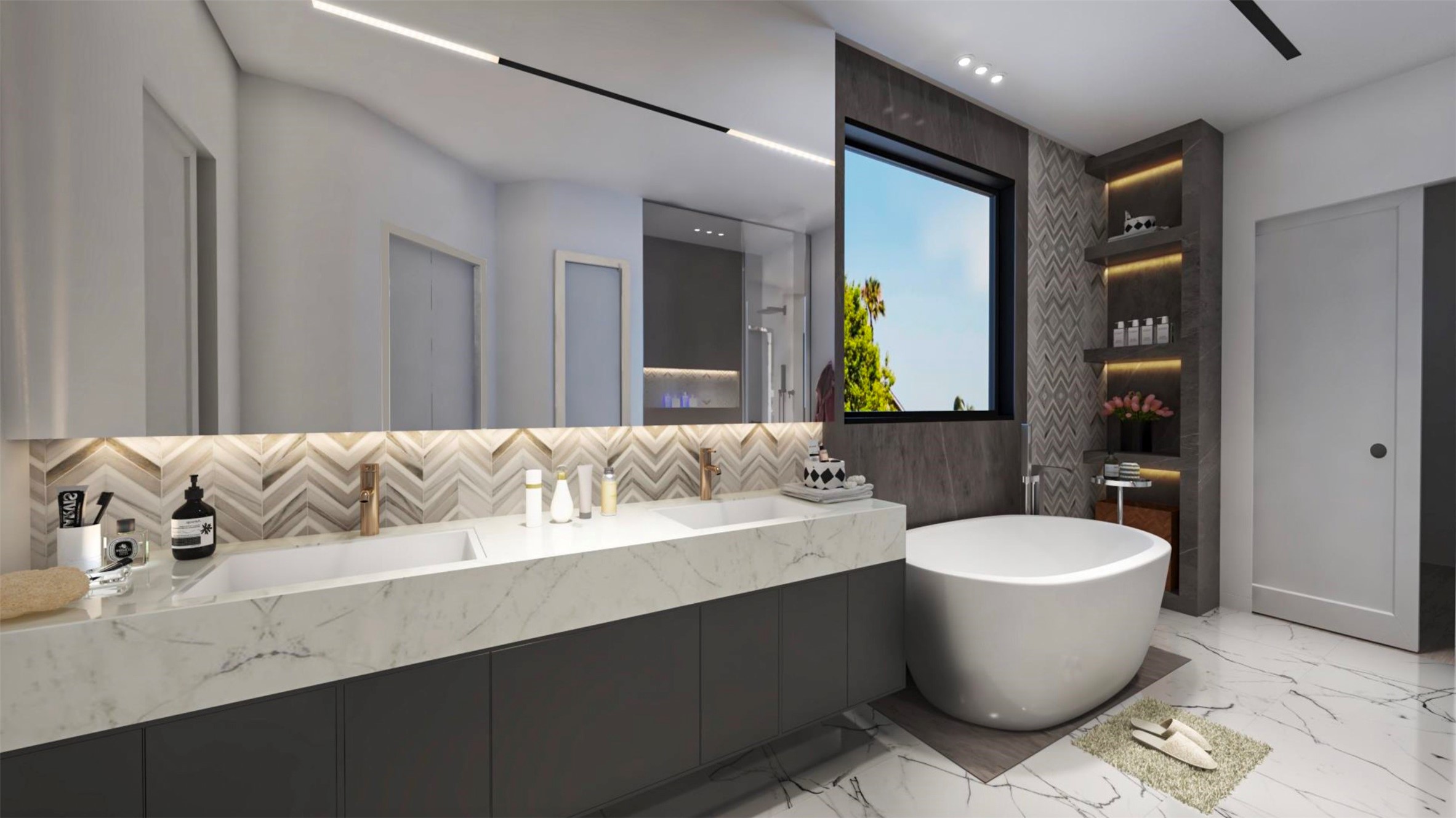 2310 West Main Street Houston, TX 77098 - Photo 15 of 34 a bathroom with a bathtub and a sink