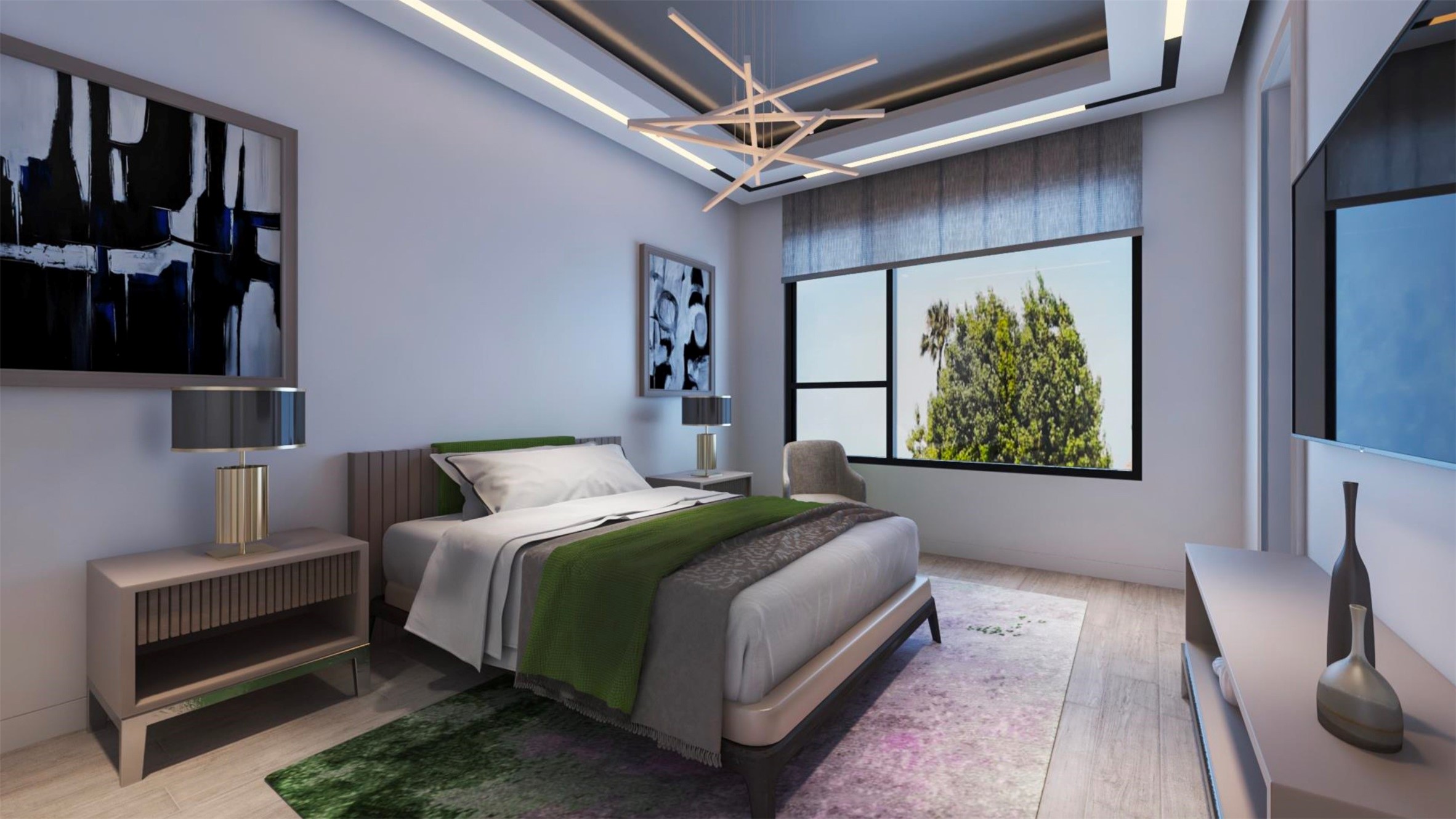 2310 West Main Street Houston, TX 77098 - Photo 19 of 34 a bedroom with a bed and a window