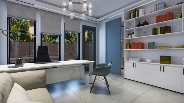 a bathroom with a granite countertop toilet and a sink