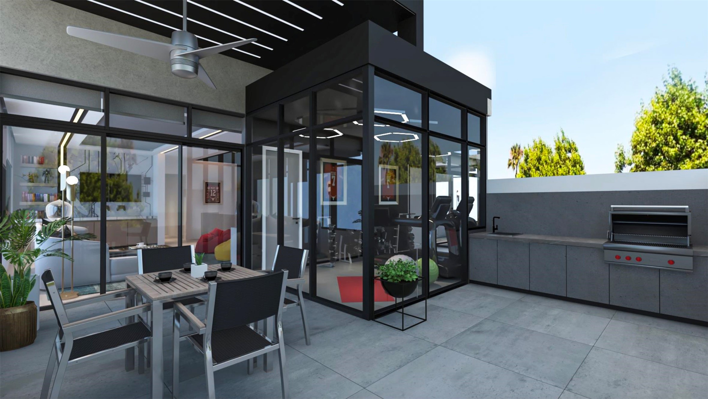 2310 West Main Street Houston, TX 77098 - Photo 28 of 34 a outdoor space with lots of table and chairs