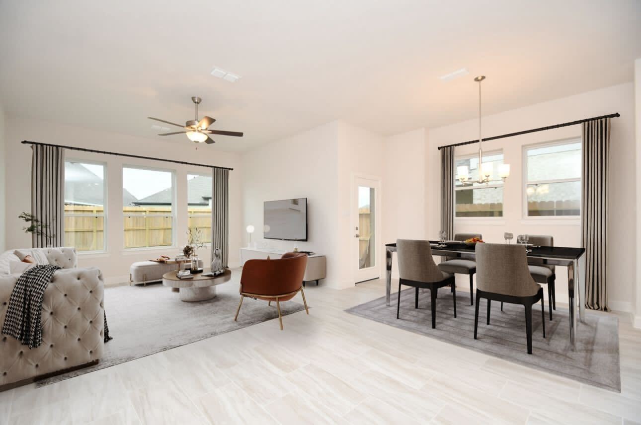 146 Amaranth Way Richmond, TX 77406 - Photo 8 of 18 a view of a dining room with furniture window and outside view