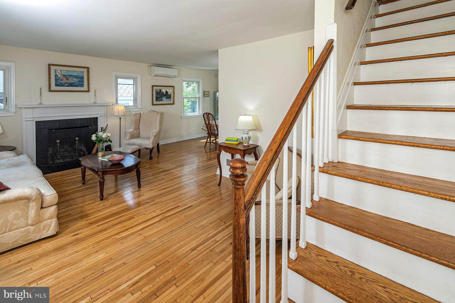 44 Southern Way Princeton, NJ 08540 - Photo 17 of 35 a living room with furniture and a fireplace