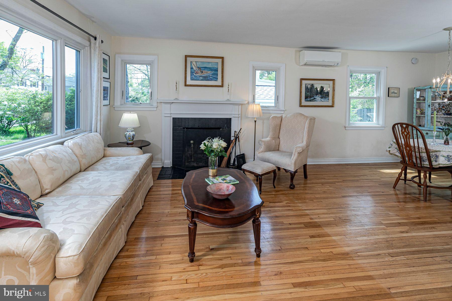 44 Southern Way Princeton, NJ 08540 - Photo 6 of 35 a living room with furniture and a fireplace