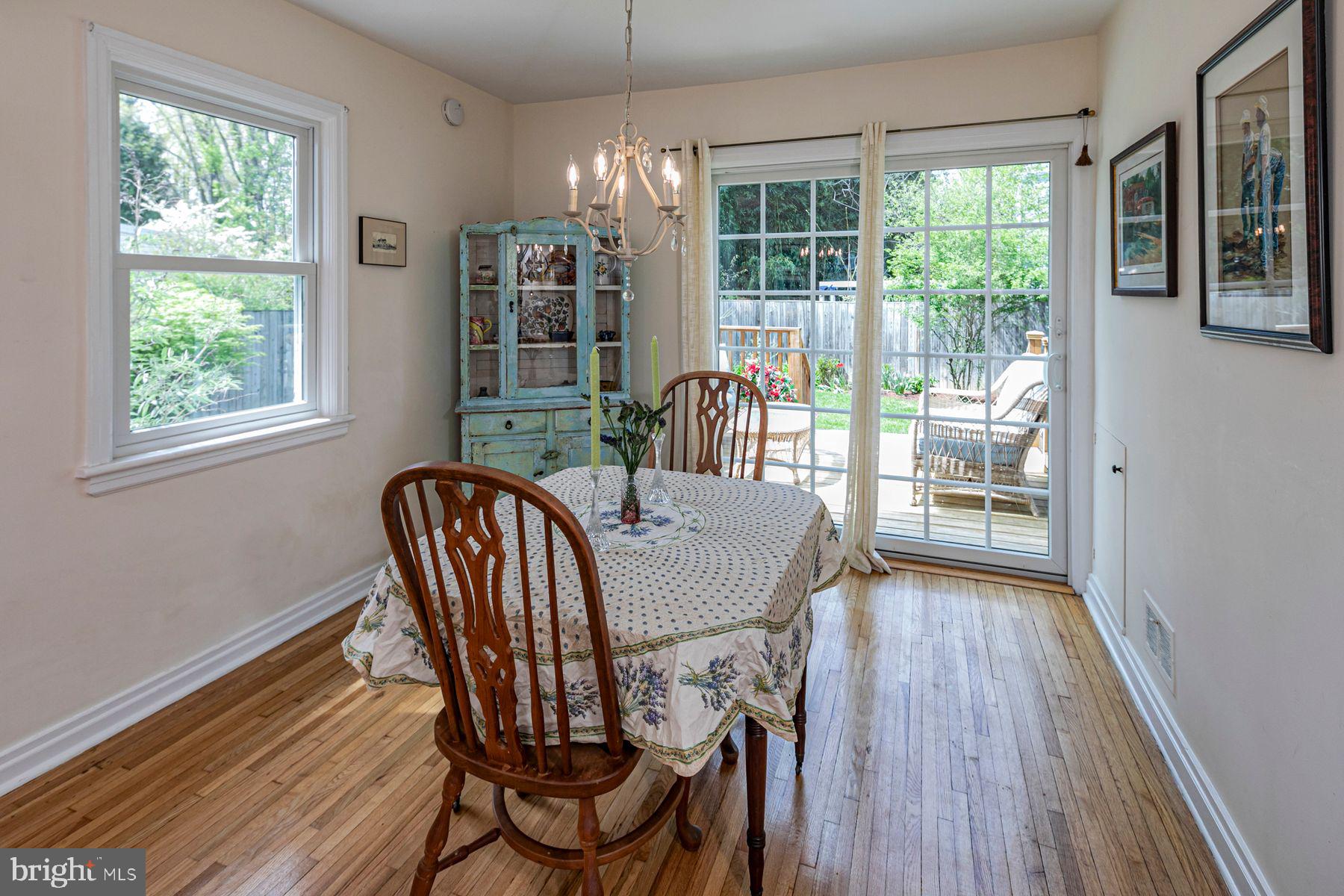 44 Southern Way Princeton, NJ 08540 - Photo 8 of 35 a view of a dining room with furniture window and wooden floor