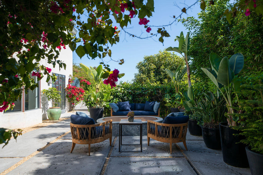 136 Middle Road Montecito, CA 93108 - Photo 29 of 35 Garden area at Guest Apartment