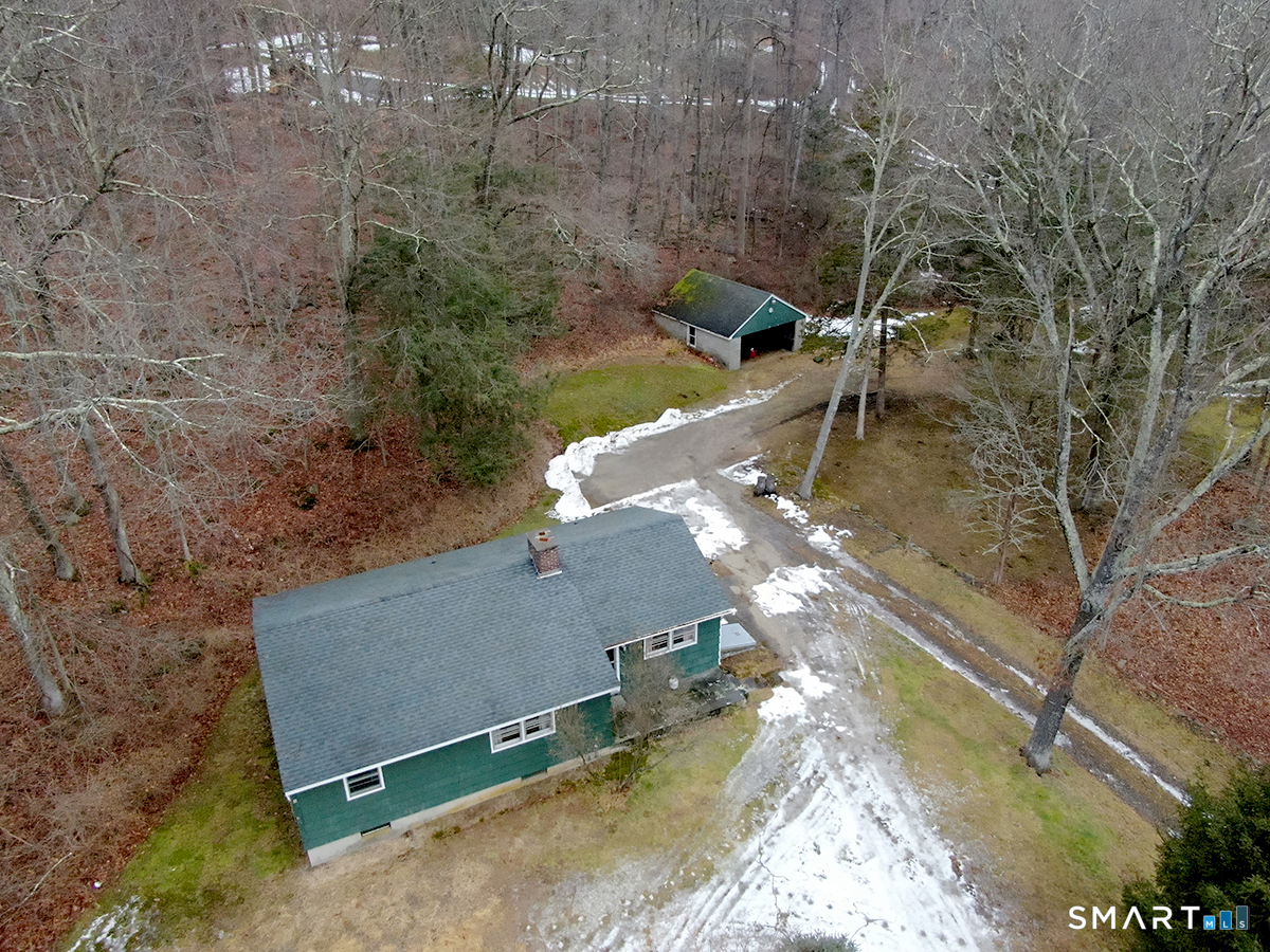15 Connelly Road New Milford, CT 06776 - Photo 27 of 28 an aerial view of a house with a yard and lake view