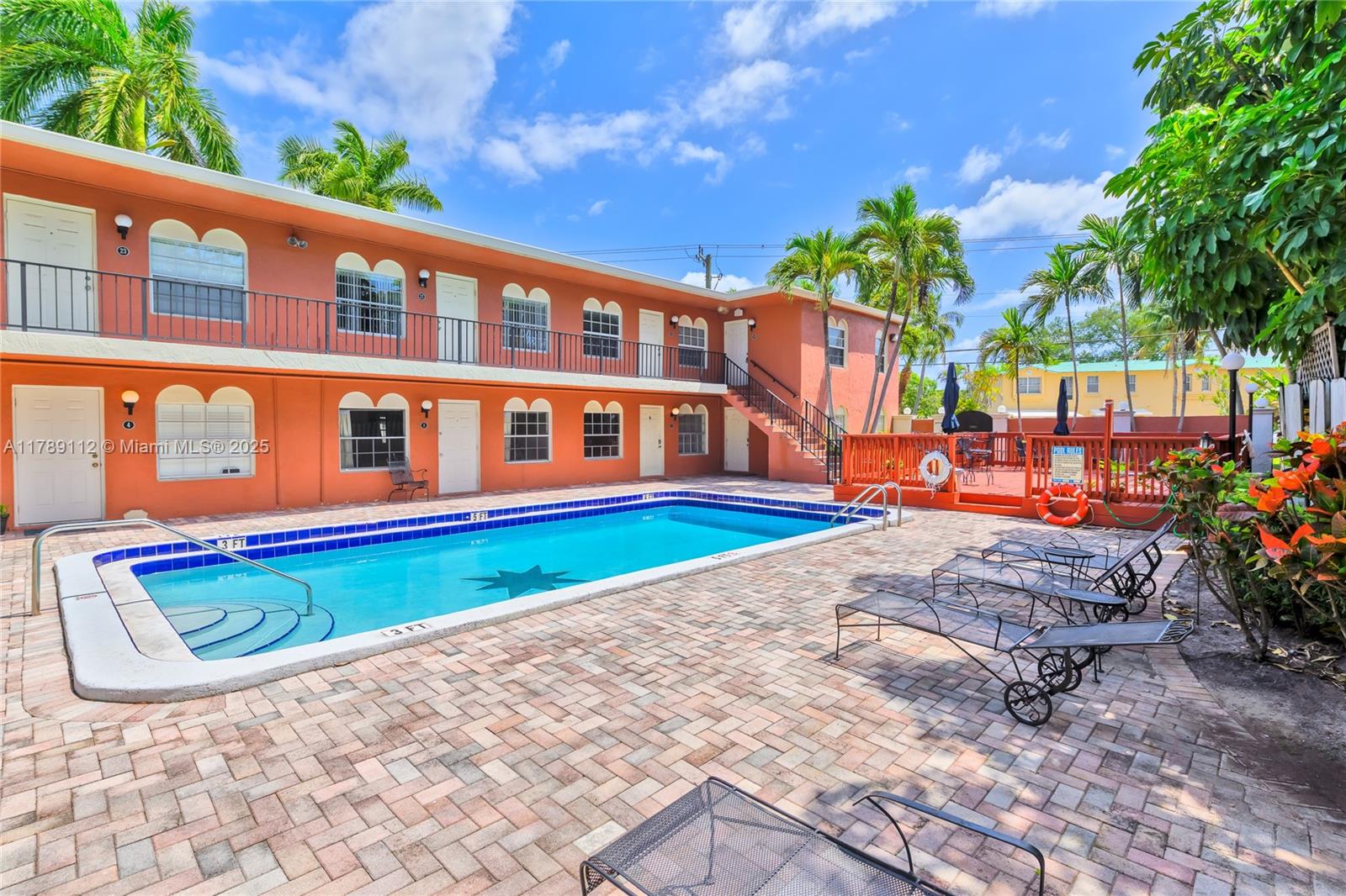 1405 Miami Road, Unit 5 Fort Lauderdale, FL 33316 - Photo 20 of 38 a view of swimming pool with outdoor seating