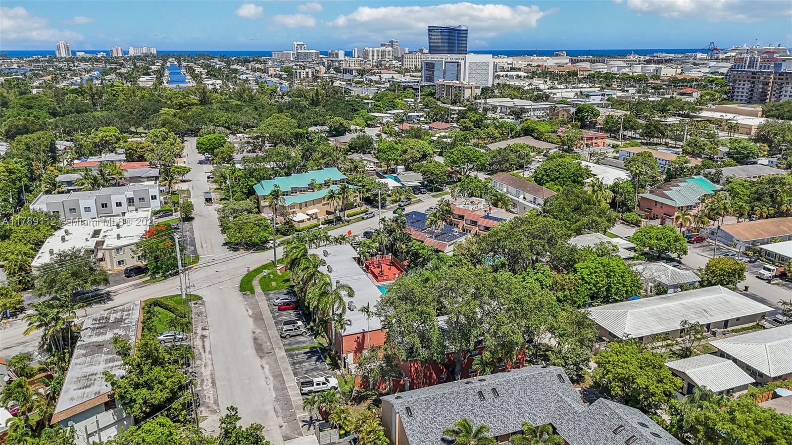 1405 Miami Road, Unit 5 Fort Lauderdale, FL 33316 - Photo 35 of 38 an aerial view of multiple house