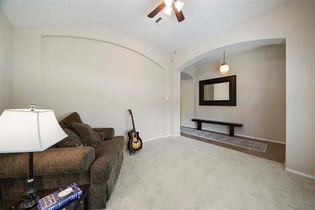 a living room with a couch