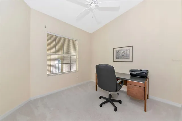 a view of a workspace with a window