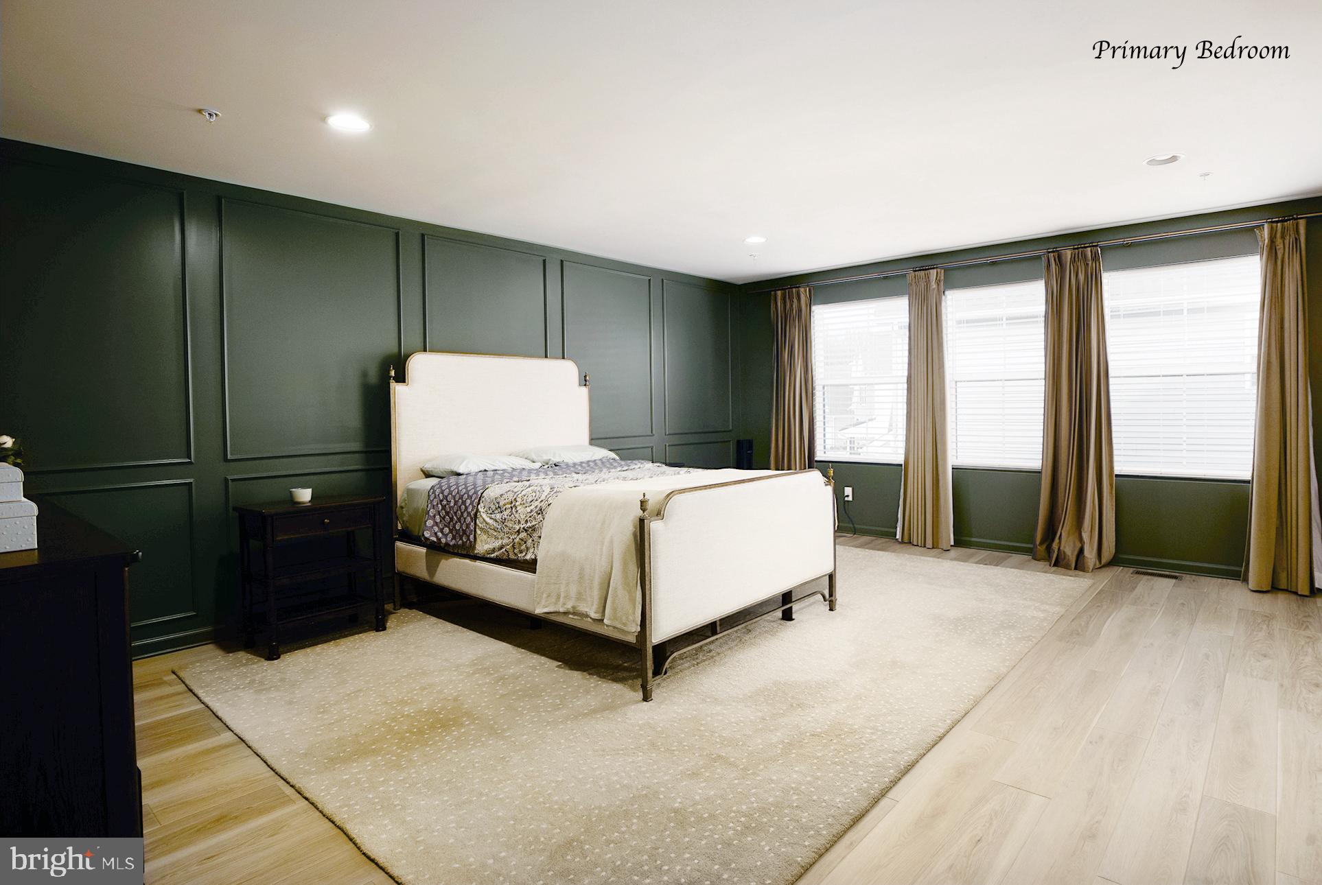194 Cool Springs Road North East, MD 21901 - Photo 19 of 39 a spacious bedroom with a bed and large windows