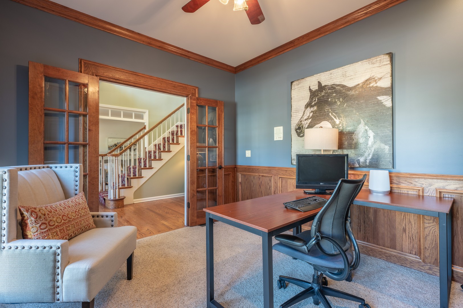 2004 Eldorado Drive Geneva, IL 60134 - Photo 11 of 26 a workspace with furniture and a window