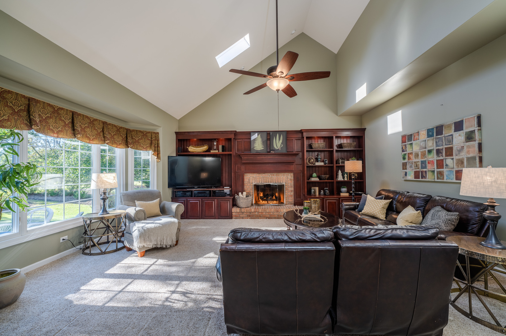 2004 Eldorado Drive Geneva, IL 60134 - Photo 8 of 26 a living room with fireplace furniture and a large window