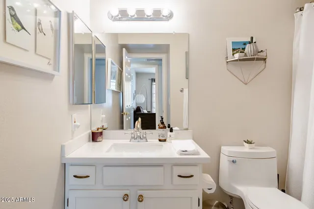 a bathroom with a sink and a toilet
