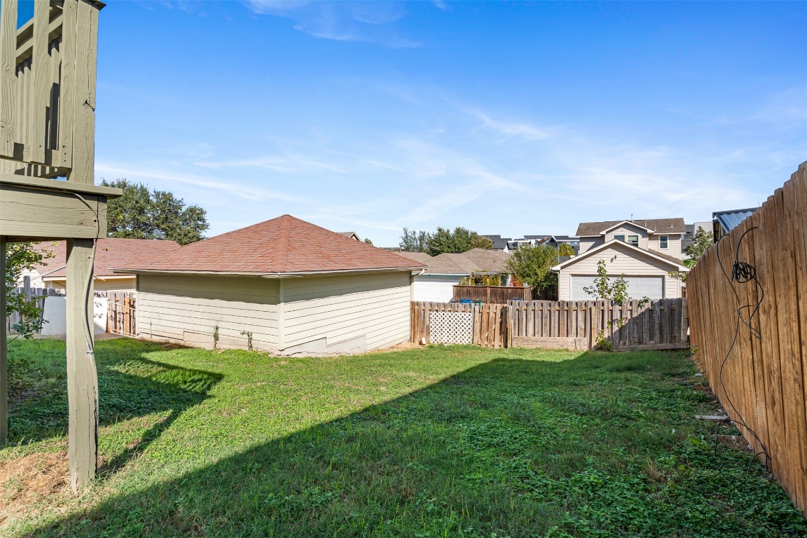 5909 Signal Point Austin, TX 78724 - Photo 20 of 32 a view of a house with a yard and sitting area