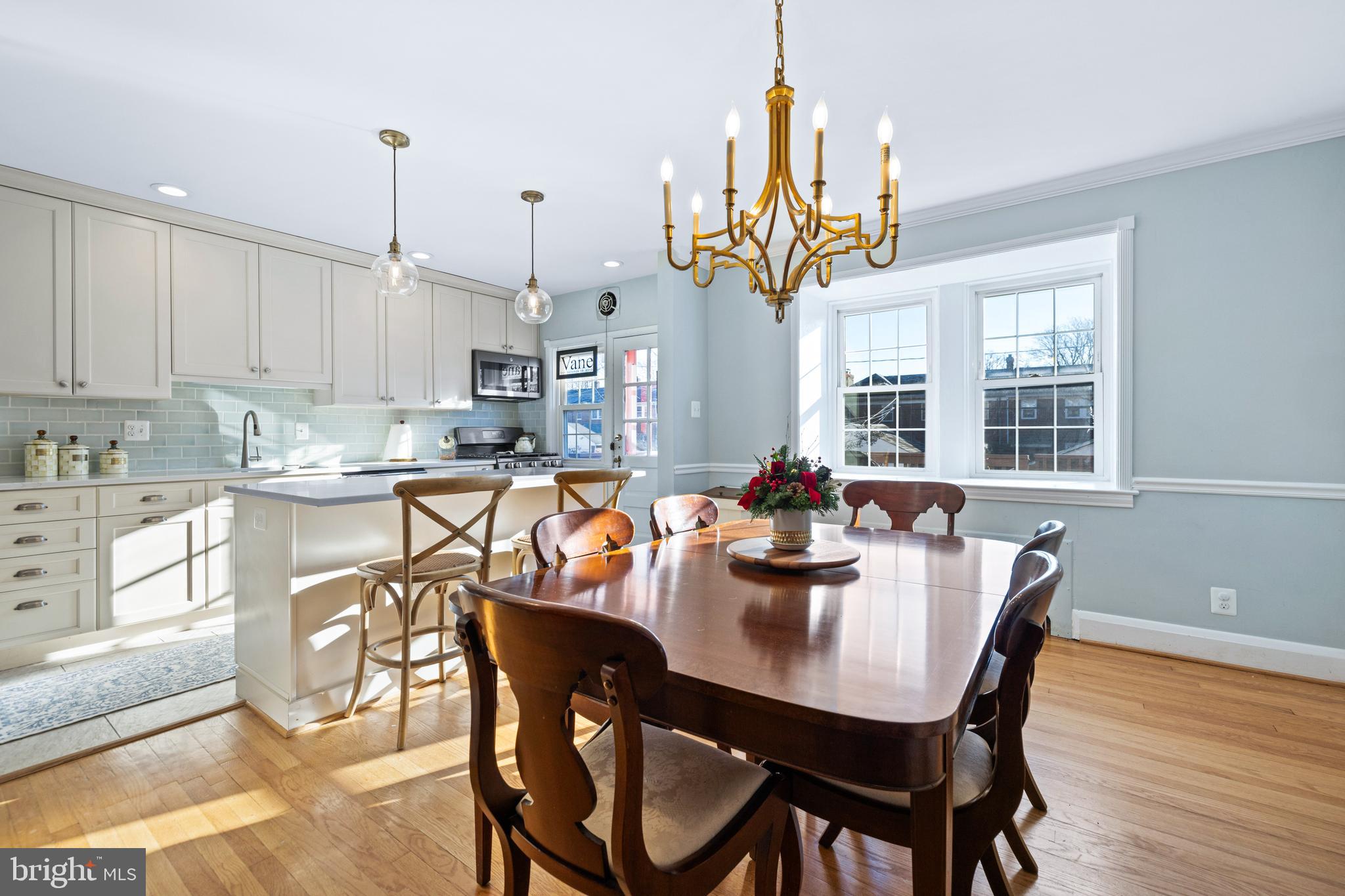 403 Dumbarton Road Baltimore, MD 21212 - Photo 10 of 36 Dining Room Flows to Kitchen
