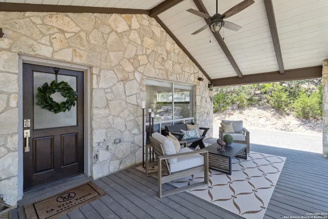 a view of a city from the terrace