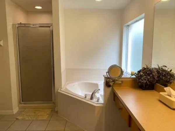 a bathroom with a sink and a tub