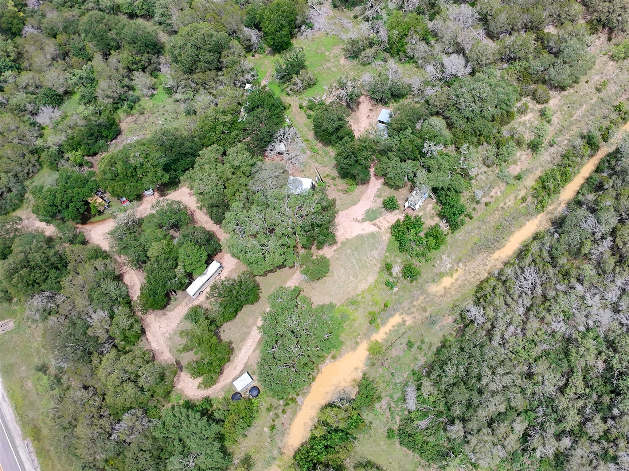 5200 Ranch To Market 1431 Marble Falls, TX 78654 - Photo 28 of 38 an aerial view of street and trees