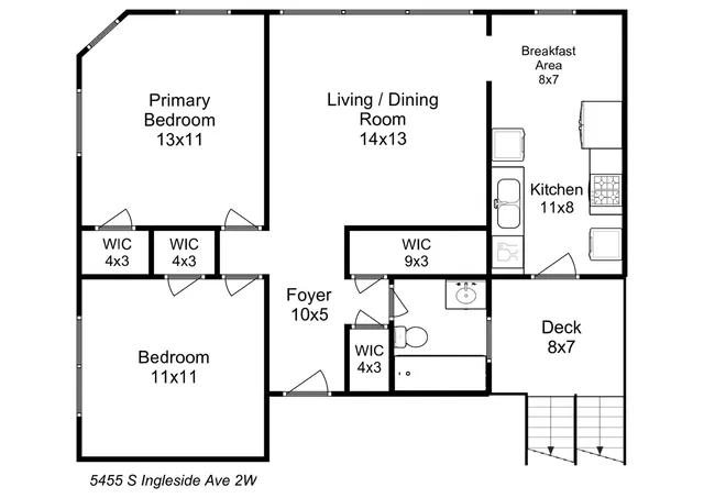 $230,000 | 5455 South Ingleside Avenue, Unit 2W, Chicago, IL 60615