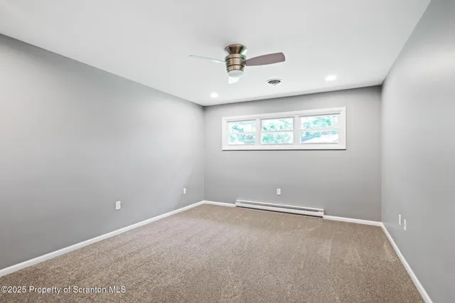 a view of a garden with potted plants