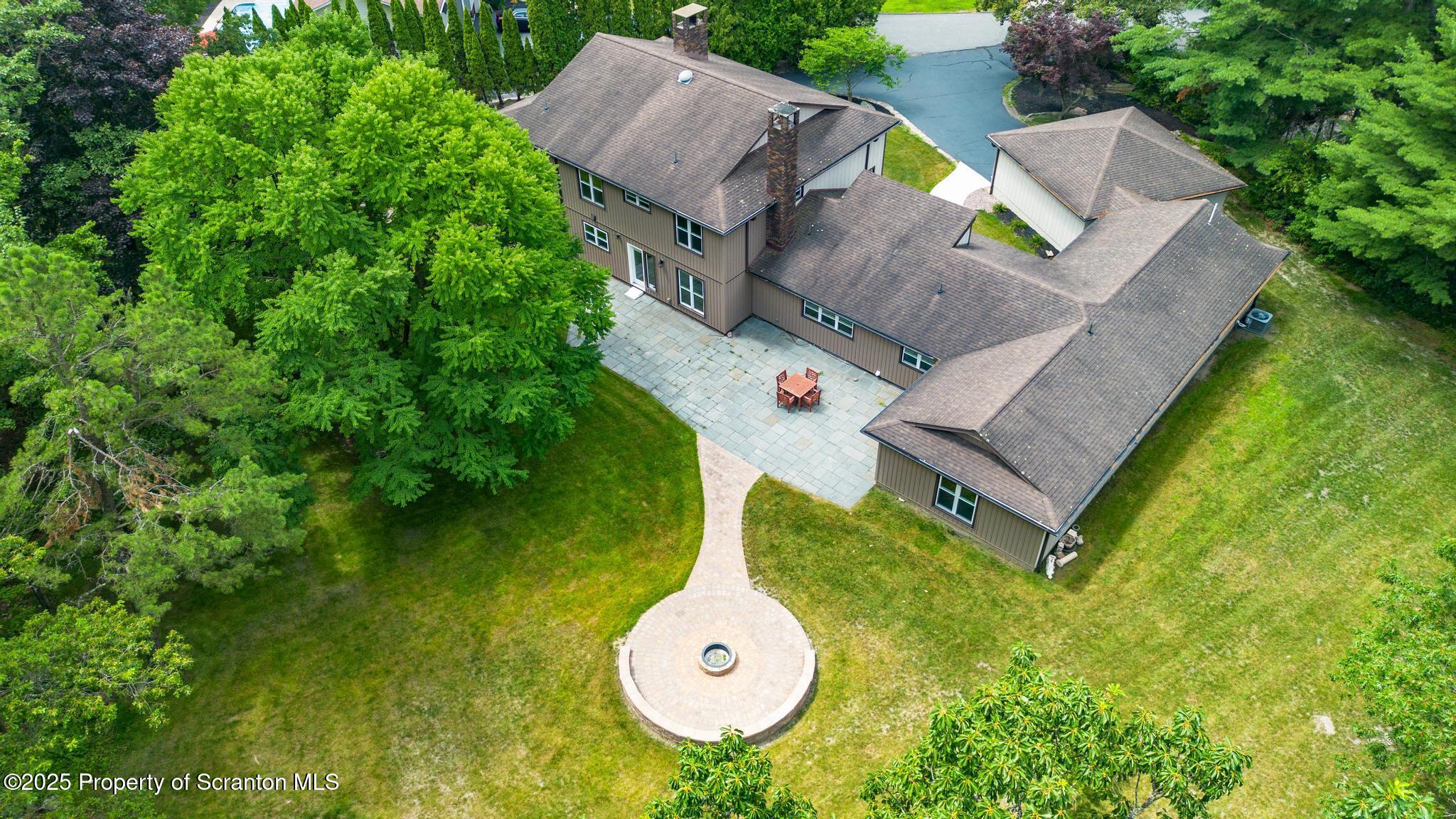 2001 Cleveland Avenue Scranton, PA 18505 - Photo 70 of 87 an aerial view of a house with swimming pool and big yard
