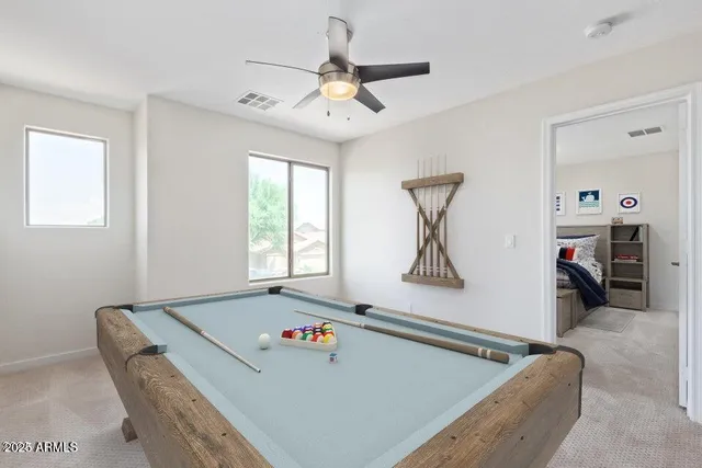 a room with furniture and window