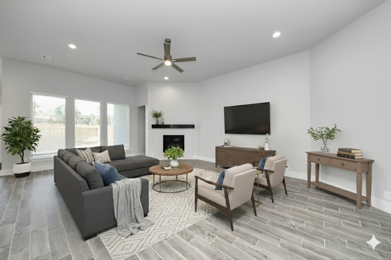 3121 Skerne Spring Dr Spring Spring, TX 77373 - Photo 27 of 44 Virtually Staged - Living Room.