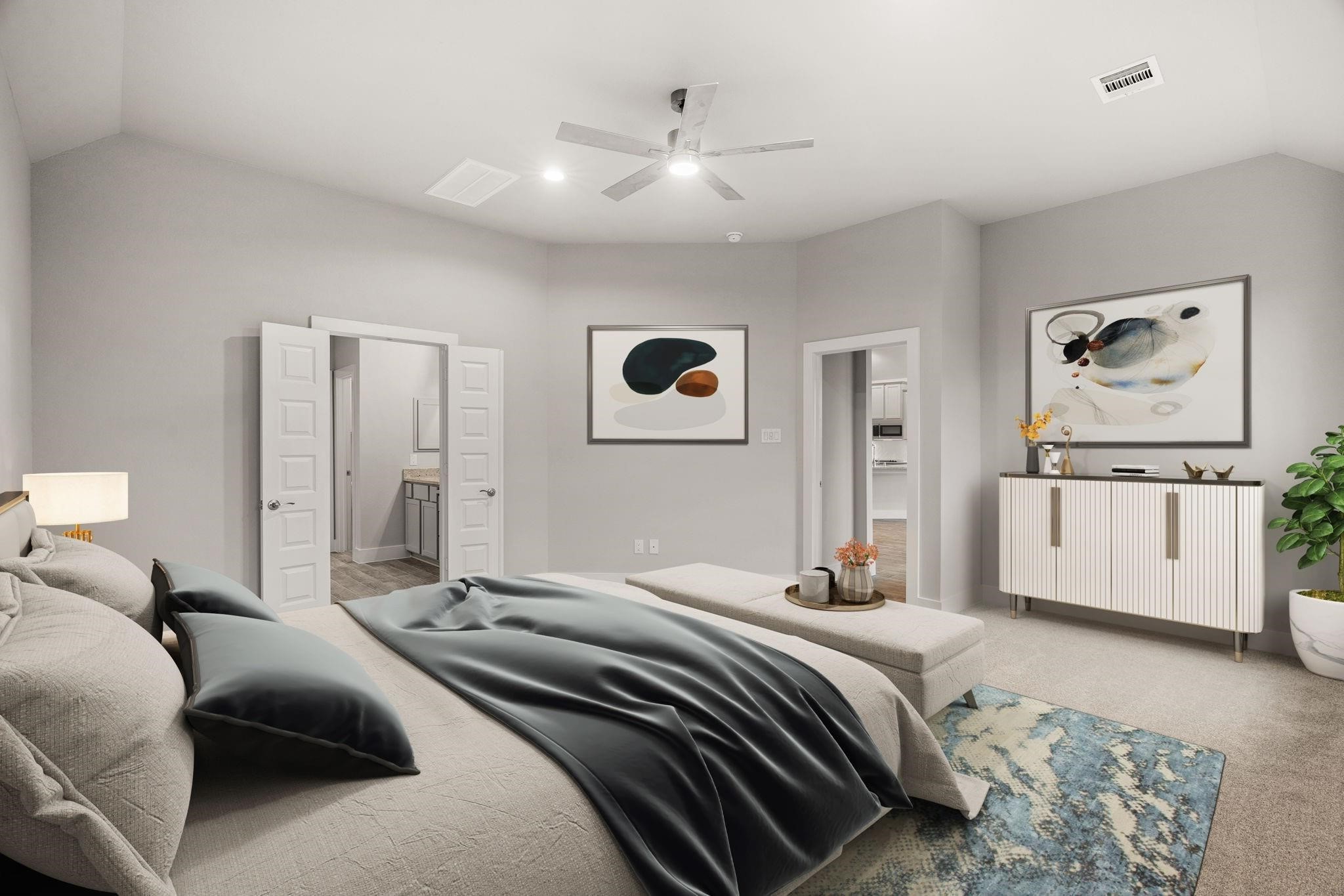 3121 Skerne Spring Dr Spring Spring, TX 77373 - Photo 30 of 44 Virtually Staged- Primary Bedroom.