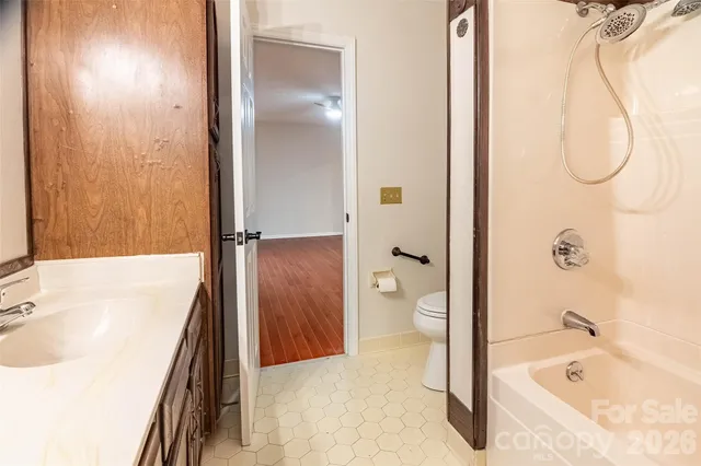 a bathroom with a sink and a tub