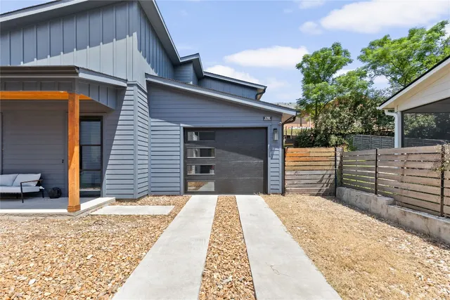 a view of a house with a patio