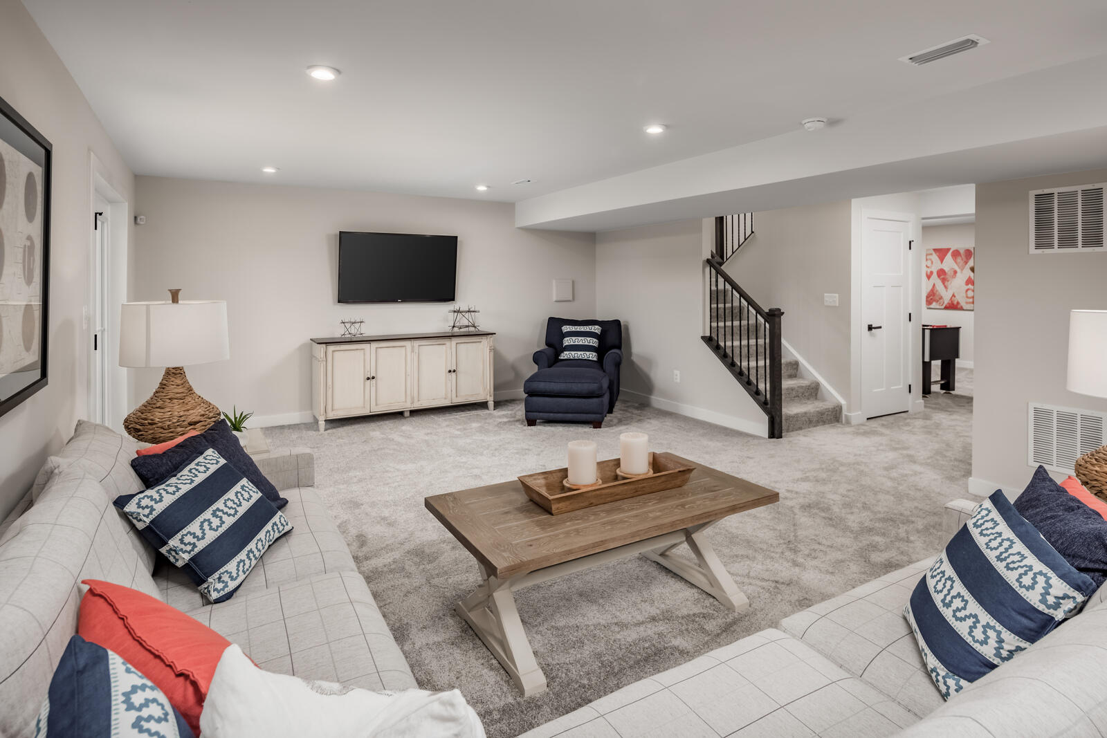7236 Fairway Rdg Circle Salem, VA 24153 - Photo 26 of 26 a living room with furniture and a flat screen tv