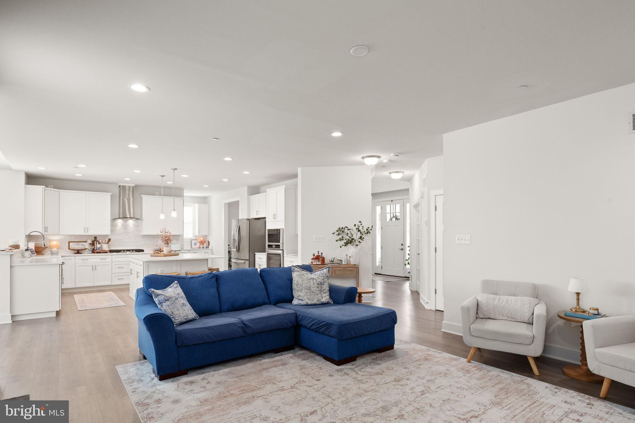 424 Osage Road Cockeysville, MD 21030 - Photo 21 of 52 a view of a living room kitchen and a wooden floor