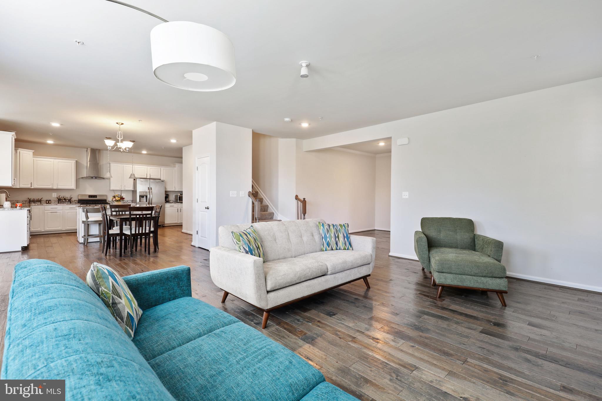 75 Ritters Lane Owings Mills, MD 21117 - Photo 8 of 35 Living Room looking into Kitchen