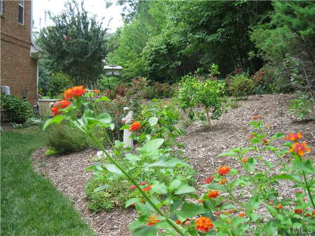 3914 Center Creek Circle Raleigh, NC 27612 - Photo 5 of 25 Wooded private side gardens