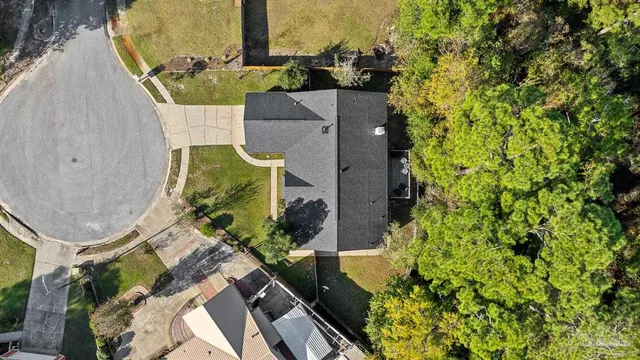a street view with tall buildings