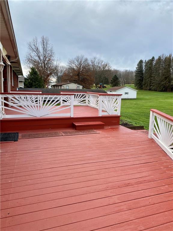 2079 Boyd School Road Wampum, PA 16157 - Photo 20 of 22 BEAUTIFUL VIEW FROM THIS MULITLEVEL DECK WITH RETRACTABLE AWNING
