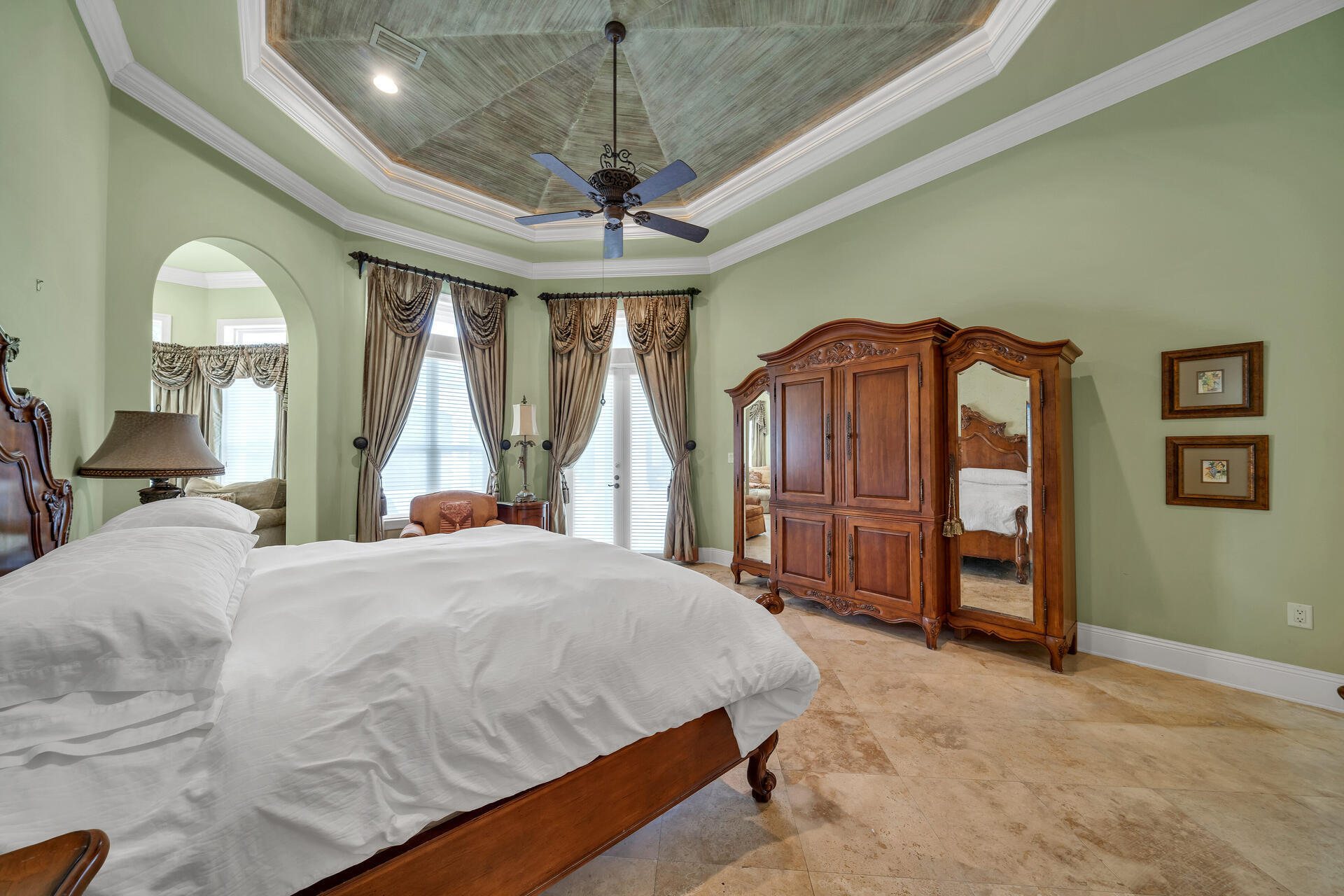 2958 Pine Valley Road Miramar Beach, FL 32550 - Photo 40 of 96 a spacious bedroom with a bed dresser and a large window