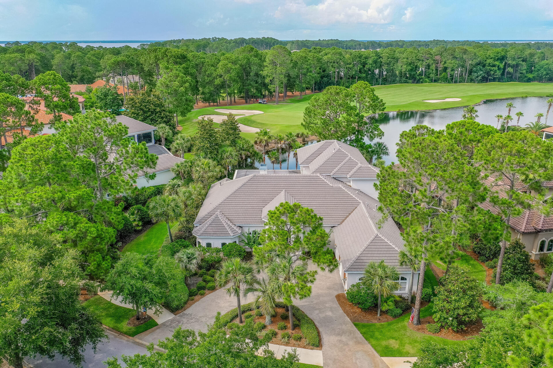 2958 Pine Valley Road Miramar Beach, FL 32550 - Photo 4 of 96 an aerial view of a residential houses with outdoor space and trees all around