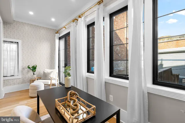 a bathroom view with a shower