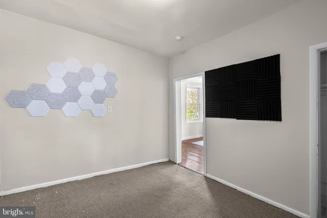 a view of an front door