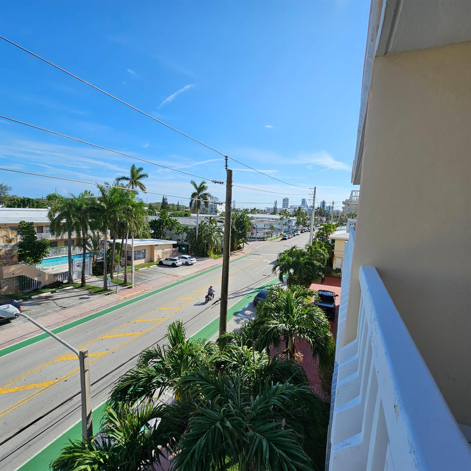 8530 Byron Avenue, Unit 406 Miami Beach, FL 33141 - Photo 32 of 35 a view of a terrace with sitting area