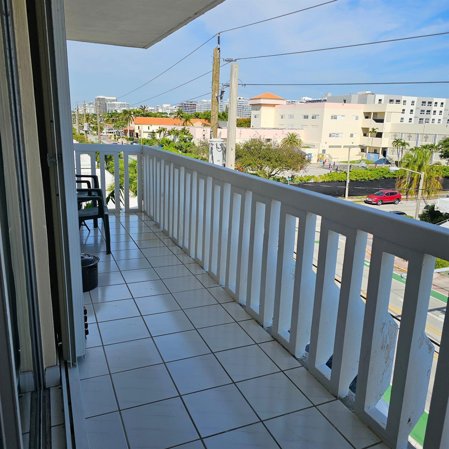8530 Byron Avenue, Unit 406 Miami Beach, FL 33141 - Photo 34 of 35 a view of a porch