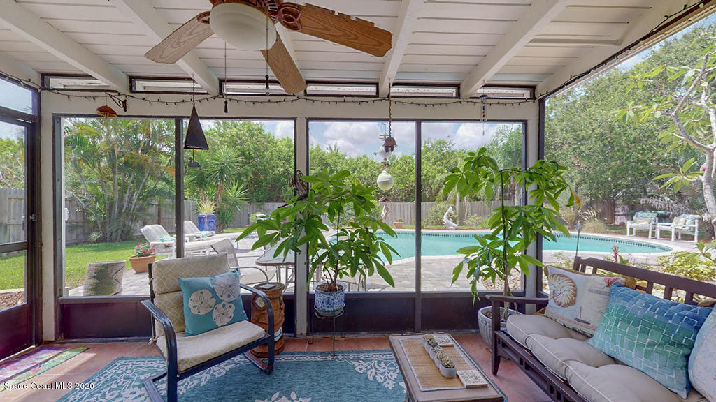 203 Sand Dollar Road Indialantic, FL 32903 - Photo 14 of 29 Screened patio