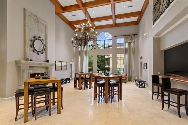 a room with pool table